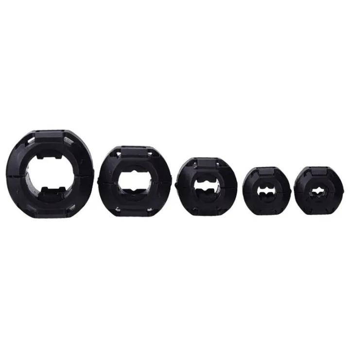 40%20Pieces%20Clip-On%20Ferrite%20Ring%20Core%20RFI%20EMI%20Noise%20Suppressor%20Cable%20Clip%20for%203mm/5mm/7mm/9mm/13mm%20Diameter%20Cable,%20Black%20-%20Image%205