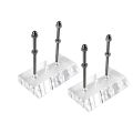 Skateboard Hanger 6PCS Wall Mount Deck Rack for Skateboards Deck Display and Storage.