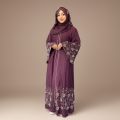 Lota  Party Burkha with Matching Hijab Made By Premium Quality Dubai Cherry Fabrics by Shukriya Fashion. 