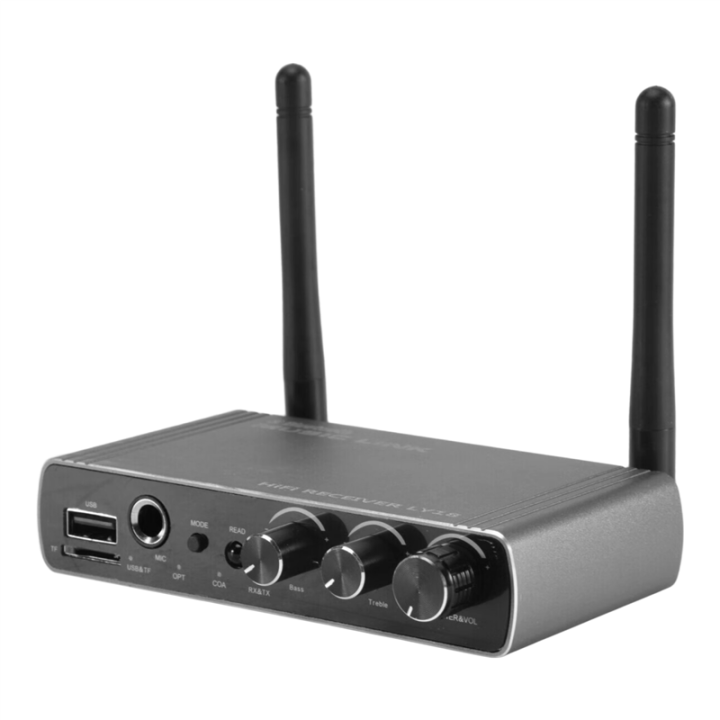 LY18 HIFI Lossless Bluetooth Receiver Long Distance Bluetooth Adapter 5.4 Adapter Audio Wireless Receiver 6 in 1