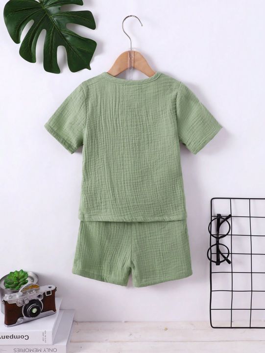 Kid%E2%80%99s%20Boys'%20Casual%20Outdoor%20Turn-Down%20Collar%20Shirt%20Set%20for%20Children%E2%80%99s%20-%20Image%203