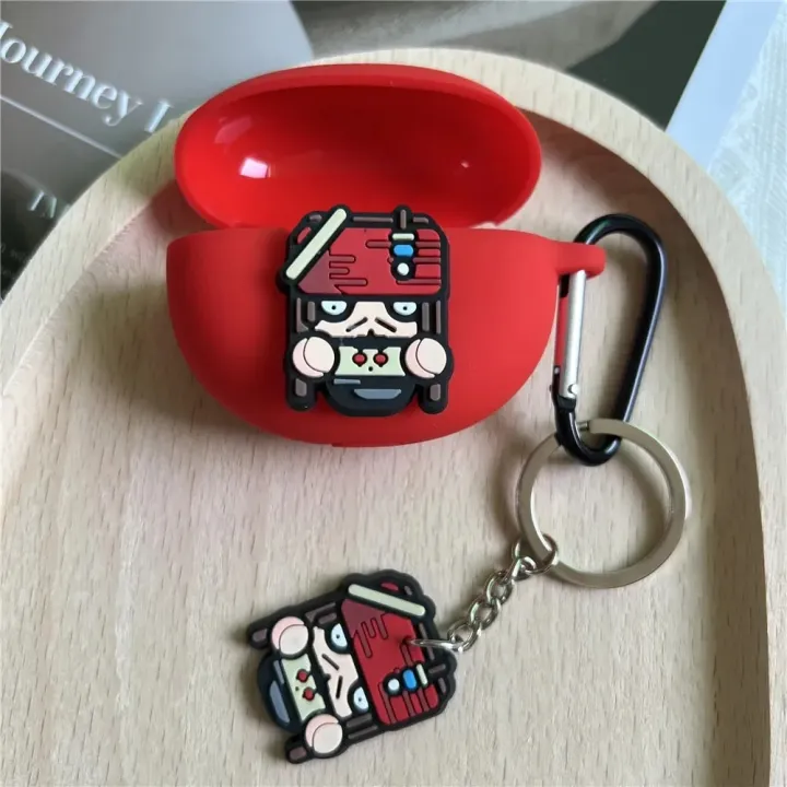 Diy%20Cartoon%20Silicone%20Earphone%20Case%20for%20Realme%20Buds%20T100%20/%20T300%20Headphone%20Dustproof%20Protector%20Sleeve%20Charging%20Box%20with%20Keychain%20-%20Image%206