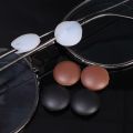 10Pcs Fixed Eyeglasses Grip Transparent Round Silicone Glasses Leg Antiskid Sleeve Elastic Mini Eyewear Accessories Soft Anti Slip Glass Cover Retainer Holder Ear Hook Simple.