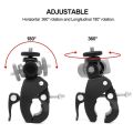 Bike Camera Mount Bicycle Motorcycle HandleHandle Tripod Clip Adapter Action Camera Part For Gopro Hero 1 2 3 3+ 4. 
