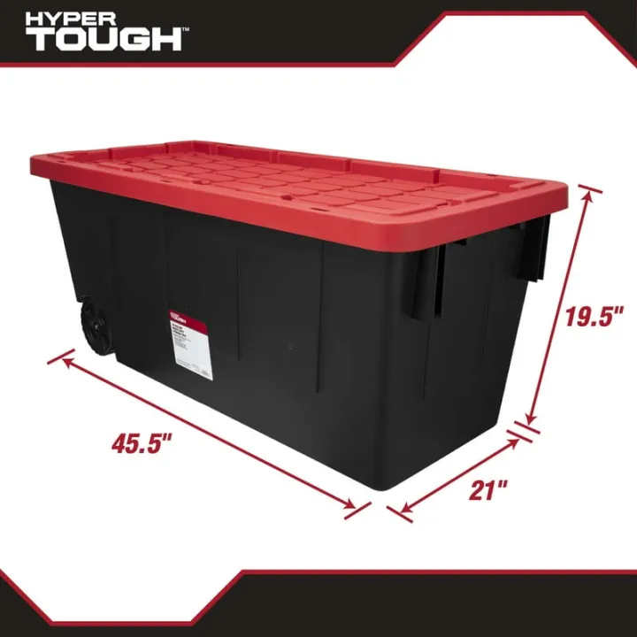 50%20Gallon%20Snap%20Lid%20Wheeled%20Plastic%20Storage%20Tote,%20Black%20Base/Red%20Lid,%20Set%20of%202%20-%20Image%206