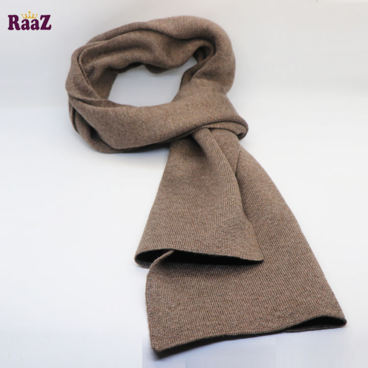 Brown%20Knitted%20Fabrics%20Zigzag%20Design%20Premium%20Scarf%20Muffler%20-%20Image%204