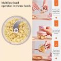Electric Mini Garlic Chopper � Small Wireless Food Processor Portable Mini Garlic Choppers Blender Mincer Waterproof USB Charging For Ginger Onion Vegetable Meat Nut Chopper. 