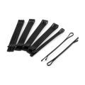 Black Hair Clip for Girls 36 Piece. 