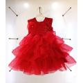 fashion Red Party dress for baby.