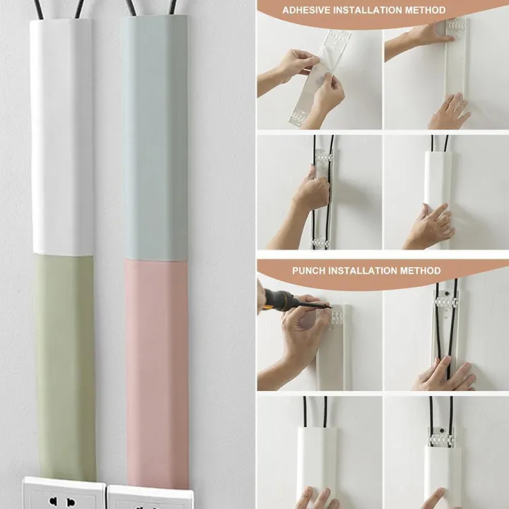 Wall%20Cable%20Management%20Covers,%20Paintable,%20Flat%20Design%20Cover%20Conceals%2011.8%20inch%20Wall%20Raceway%20Wall%20Mount%20TV%20Cable%20Concealer%20Cord%20Cover%20Raceway%20Kit%20to%20Hide%20Cables%20-%20Image%206