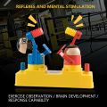 【Broad Sunlight shop】Board Games Double Battle Table Parent-Child Interaction Desktop Game Hammer Robot Stress Relief Family Toys Kid Children Gift.