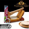 Wooden Ruti Maker with 1 Box Ruti Paper with Booth side Gum Tape Brown. 