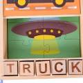 Wooden Educational Abc Puzzle Alphabet Matching Puzzle for Preschool Kids.