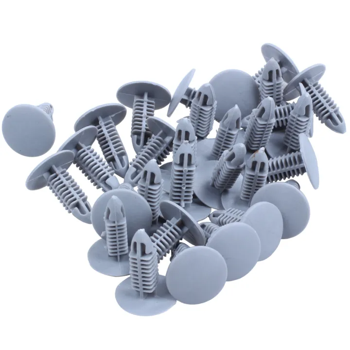 50%20PCS%208Mm%20Hole%20Gray%20Plastic%20Rivet%20&%2030%20Pcs%20Plastic%20Fastening%20Screws%20Gray%20Flange%20Bumpers%20Clips%20-%20Image%204