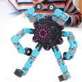 New Imported Transformable chain robot toy diy deformation robot deformed mechanical spiral twister decompression fingertip toy.