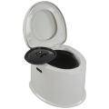Medicated Portable High Commode With Bucket White Extra Strong Plastic.