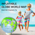 12/14/16 Inch Inflatable World Map Ball Beach Volleyball Game Globe Educational Planet Earth Geography Toys Ocean Kid Learning MuXiaRe.