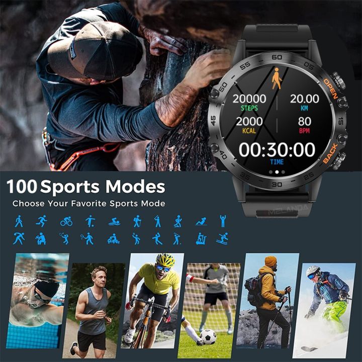MELANDA%20Steel%201.39%20Bluetooth%20Call%20Smart%20Watch%20Men%20Sports%20Fitness%20Tracker%20Watches%20IP67%20Waterproof%20Smartwatch%20for%20Android%20IOS%20K52%20-%20Image%205