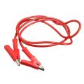 Double-ended Clips Crocodile Cable Alligator Jumper Wire Test Leads Clamp 100cm. 