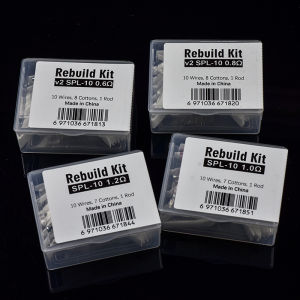 No-Questions-Asked Refund 1 Set DIY Rebuild Kit V2 Spl-10 0.6/0.8ohm Spl-10 1.0/1.2ohm Mesh Coil Resistance Replacement Accessories Tool