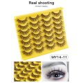 【The Edge of Beauty】14 Pack Look Fairy Lashes False Eyelashes Faux Mink Dramatic Fluffy. 
