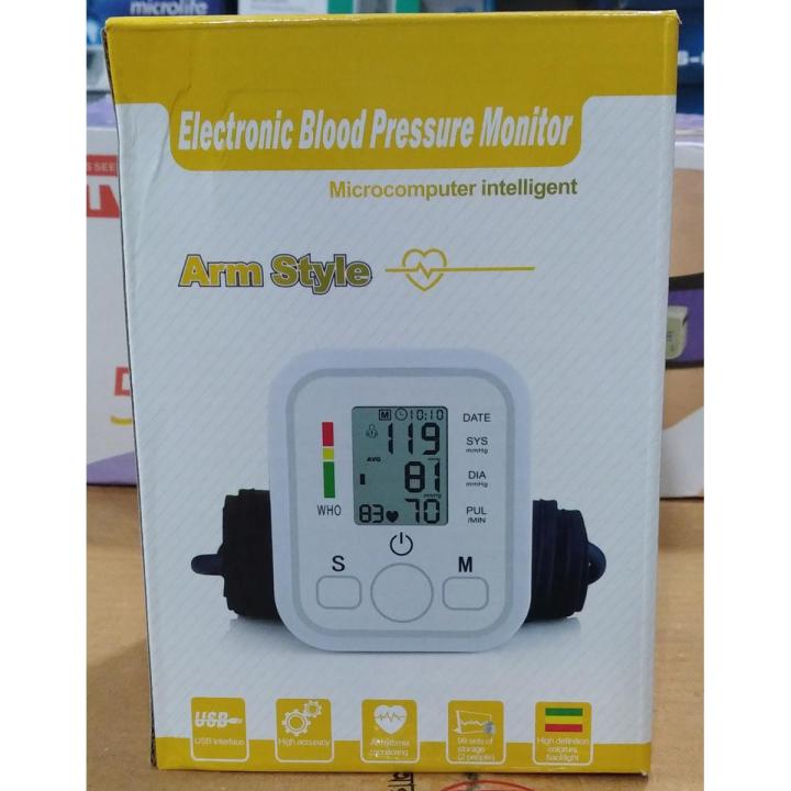 Digital%20Arm%20Blood%20Pulse%20Pressure%20Monitor%20Electric%20Tonometer%20Meter%20Health%20Care%2099%20Memory%20Sets%20Household%20Sphygmomanometer%20-%20Image%203