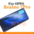 New For OPPO Realme 7 Pro RMX2170 Full Housing Bezel Back Battery Cover + Middle Frame + Camera Frame Parts Rear Case Housing Center Chassis Cover + Buttons. 