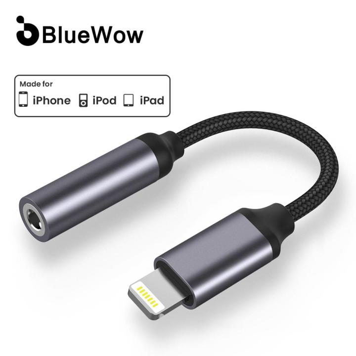 Bluewow 10Ul For I--Phone 3.5Mm Aux Cable Adapter 13 12 Pro Headphone Connector Mini Audio Splitter Ios 14 Above