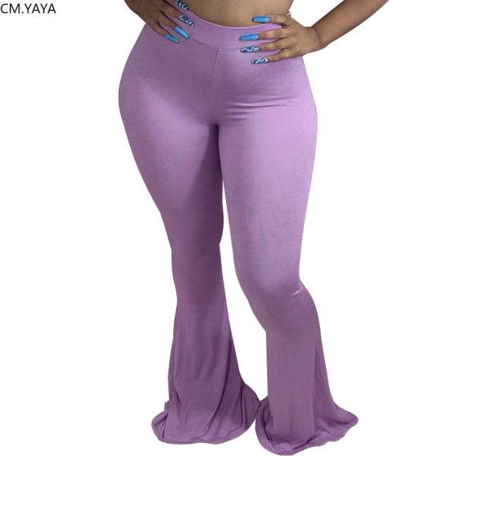 Casual%20S-4XL%20Plus%20Size%20Women%20Elastic%20Wide%20Leg%20Flare%20Pants%20Leggings%20High%20Waist%20Trousers%20Draped%20Jogger%20Pants%20Sweatpants%20BQ%20-%20Image%208