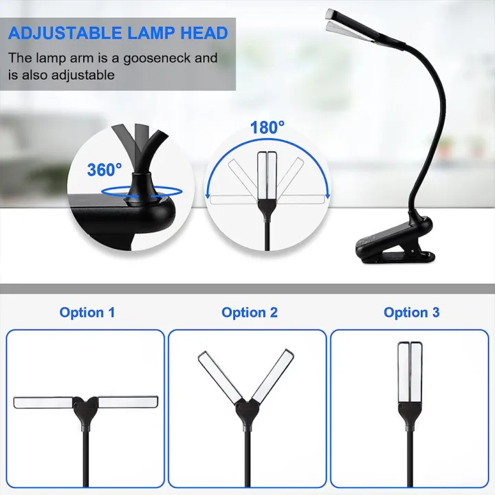 14%20LED%20Clip%20On%20Book%20Light%203%20Colors%208%20Brightness%20Usb%20Rechargeable%20Night%20Light%20Portable%20Reading%20Light%20Book%20Lamp%20Mini%20Desk%20Lamp%20-%20Image%202