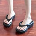 Barbie Platform Kendall Jenner Flip-Flops Flip-Flops Flip-Flops Women's Outdoor Non-Slip Flat Height Increasing Drooping Sandals.
