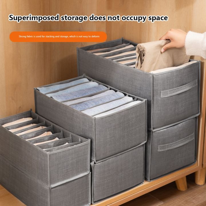 Compartment%20Bag%20Sorting%20Box%20Pants%20Divider%20Storage%20Basket%20Washable%20Cloth%20Drawer%20Organize%20for%20Storing%20Clothes%20Organization%20-%20Image%203