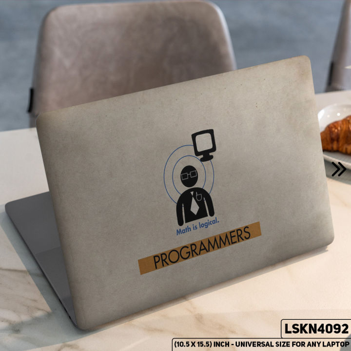 Programming Coding Laptop Skin Stickers Vinyl Waterproof Removable ...