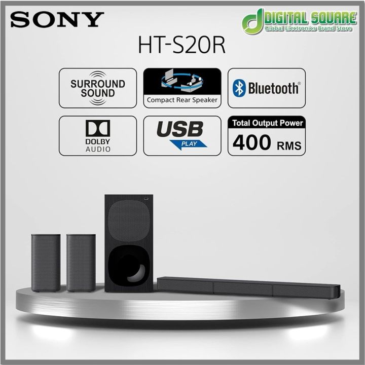 Sony HT-S20R Real 5.1ch Dolby Digital Soundbar