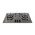Gazi EG-B712G Tempered Glass  Triple Burner  Gas Stove LPG Only. 
