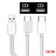 Easy Carry 20cm USB Male To 2x Type C Y Splitter Charging Cable for Two Phone CELL Dual Type C Usb. 
