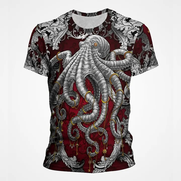 Ocean%20octopus%20graphic%20t%20shirt%20print%20T-shirts%20men%20vintage%20goth%20tee%20men's%20tshirt%20fashion%20summer%20short%20sleeve%203D%20anime%20printed%20tops%20-%20Image%203