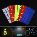 New Reflective Bike Sticker Fluorescent Motor Bicycle Reflector Bike Wheel Rim Night Safty Warning Reflector Film Cycling Decal. 