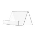 Acrylic Acrylic business card holder Portable 9*6.5*5cm Transparent Transparent card display rack Small Desktop business card storage for Office Store Meeting Business professionals Promotional events.