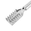 Stainless Steel Fish Scale Cleaner - Silver. 