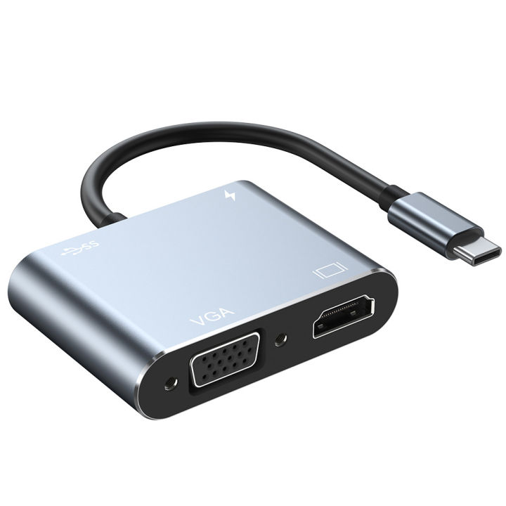 Usb%20C%20Hub%20to%204K%20VGA%20USB%20C%203.0%20HDMI-compatible%20Adapter%204%20in%201%20for%20Nintendo%20Macbook%20Phone%20Huawei%20Xiaomi%20Laptop%20TV%20PC%20Cable%20Adapter%20-%20Image%207