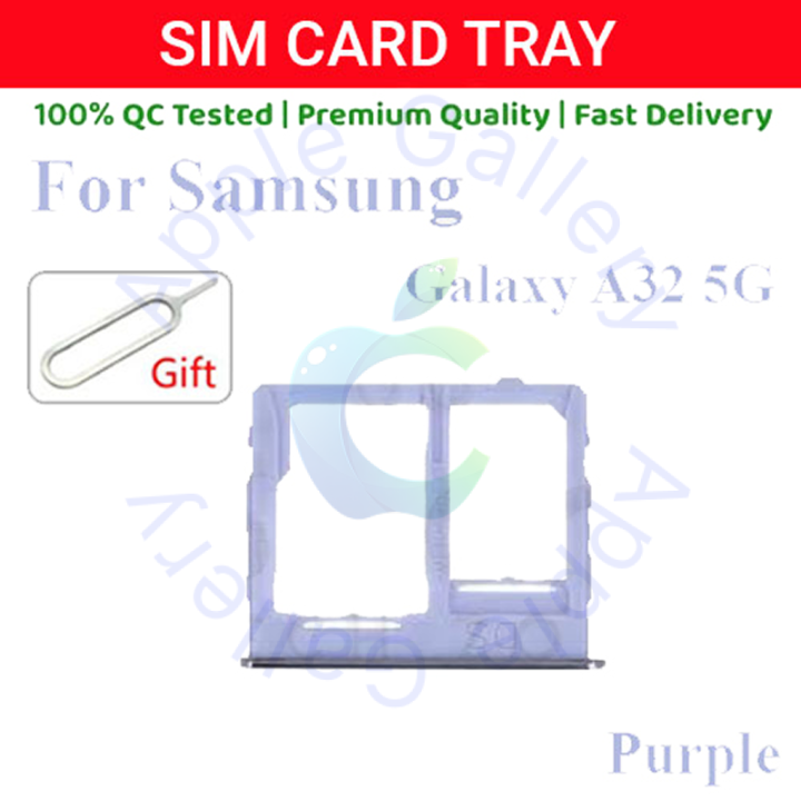 Samsung%20Galaxy%20A32%205G%20Sim%20Tray%20Micro%20SD%20Card%20Slot%20with%20Sim%20Ejector%20Pin%20Replacement%20Part%20-%20Image%204