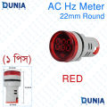 22mm Frequency Hz Hertz Meter with Digital Display Indicator range 0-99Hz.