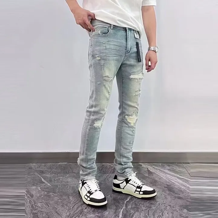 Fashion%20Men's%20Ripped%20Jeans%20Casual%20Stretch%20Denim%20Pants%20High%20Street%20Slim%20Fit%20Light%20Blue%20Hip%20Hop%20Jeans%20Streetwear%20Man's%20Trousers%20-%20Image%204