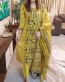 Unstitched High Quality Skin Print Cotton Three Piece Set for Women Fashionable, Comfortable, Stylish, New Collection.
