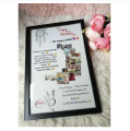 Customize Gift Photo Frame For Love And Birthday (7x10inch). 