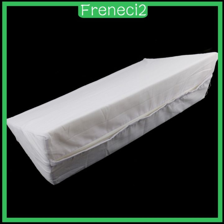 Foam%20Bed%20Wedge%20Acid%20Reflux%20Pillow%20Leg%20Elevation%20Cushion%20Washable%20Removable%20Cover%20-%20White%2020x10x5.5%20inches%20-%20Image%204