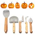 Pumpkin Carving Kit for Halloween Jack-O-Lanterns Cutting Sculpting Tools 5 Pieces Stainless Steel Carve Sculpt Tools Set. 