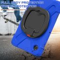 Silicone Hybrid PC Tablet Case with Holder & Shoulder Strap For Samsung Galaxy Tab A9.