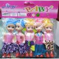 5 Piece Mini Barbie Doll Set for Kids-Multicolor - Doll.